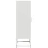 vidaXL Highboard Hvit 36x39x123 cm Kaldvalset stål
