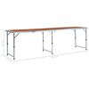 vidaXL Sammenleggbart campingbord aluminium 240x60 cm