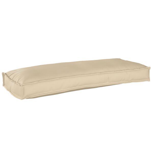 vidaXL Pallet Pute Sett 2 pcs Beige 100 x 40 x 8 cm Oxford-stoff