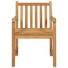 vidaXL 7-delers hagespisesett 160x80 cm heltre teak