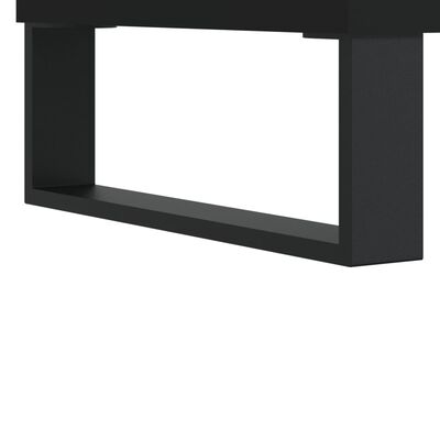 vidaXL Salongbord svart 90x44,5x45 cm konstruert tre