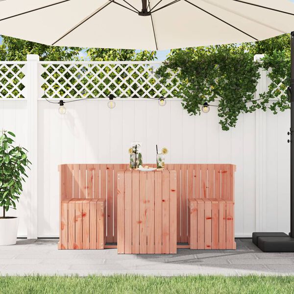 vidaXL Balkongsett 2-seters heltre douglasgran