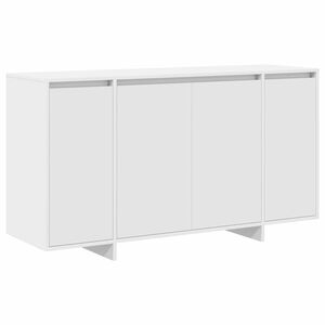 vidaXL Serviesskap Hvit 135 x 41 x 75 cm Konstruert tre