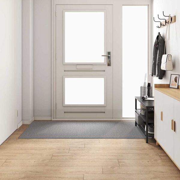 vidaXL Teppel&oslash;per Lysegr&aring; 100 x 200 cm 100% Polypropylen