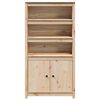 vidaXL Highboard 80x35x154 cm heltre furu