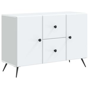 vidaXL Serviesskap med skuff Hvit 89 x 34,5 x 60 cm Konstruert tre
