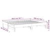 vidaXL Uttrekkbar dagseng 2x(90x200) cm heltre furu