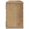 vidaXL Vegghyller kube 4 stk artisan eik 60x15x23 cm konstruert tre