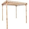 vidaXL Pergola bambus 170x170x220 cm