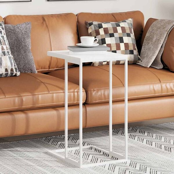 vidaXL Sidebord hvit 40x30x59 cm konstruert tre