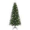 vidaXL Kunstig juletre med 300 LED med stativ gr&oslash;nn 240 cm PE og PVC