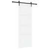 vidaXL Skyved&oslash;r ORKDAL 83 x 232 cm Heltre furu Hvit