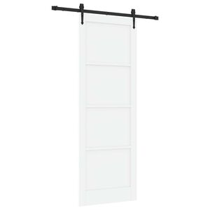 vidaXL Skyved&oslash;r ORKDAL 83 x 232 cm Heltre furu Hvit