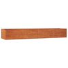 vidaXL H&oslash;ybed rust 320x80x45 cm cortenst&aring;l