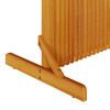vidaXL Personvernsvegg Brun 79.5 x 50 x 110 cm Massivt akasietre