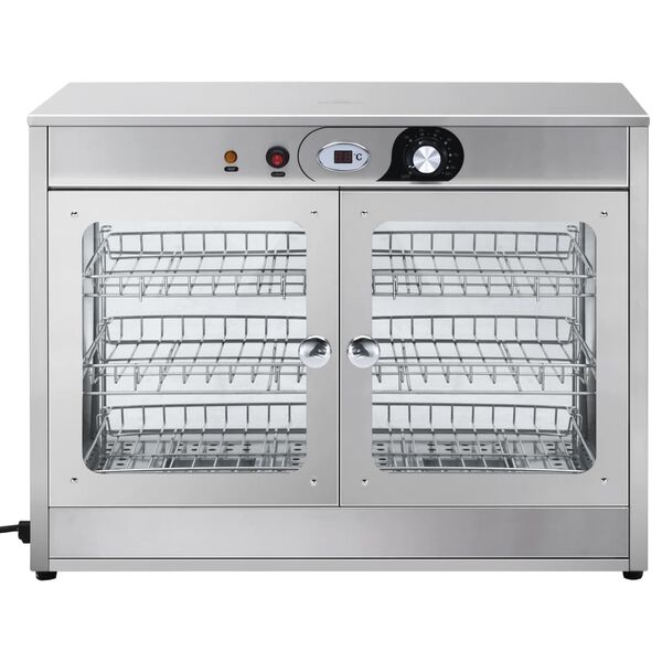 vidaXL Elektrisk Gastronorm matvarmer 1200 W rustfritt st&aring;l