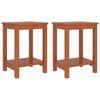 vidaXL Nattbord 2 stk honningbrun 35x30x47 cm heltre furu