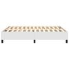 vidaXL Boxspring-sengeramme hvit 135x190 cm Double kunstskinn