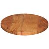 vidaXL Bordplate 140x50x2,5 cm oval heltre akasie