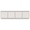 vidaXL TV-benk hvit 156x37x45 cm heltre furu