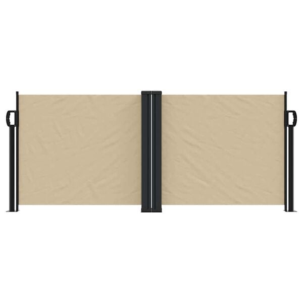 vidaXL Uttrekkbar sidemarkise 100x600 cm beige