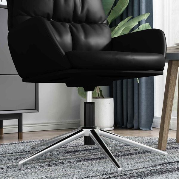 vidaXL Gassylinder til kontorstol Svart 9 cm Jern