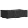 vidaXL Vegghengt Sidebord Svart 87,5 x 34,5 x 17 cm Konstruert tre