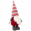 vidaXL Julegnom med uttrekkbare ben R&oslash;d 130 cm Polyester