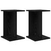 vidaXL Planteholder 2 stk. Svart Eik 25 x 25,5 x 40,5 cm