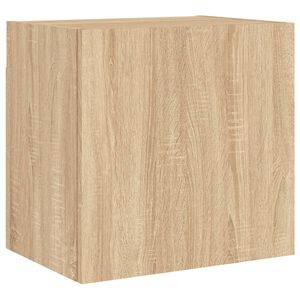 vidaXL Vegghengt TV-benk sonoma eik 40,5x30x40 cm konstruert tre