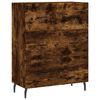 vidaXL Highboard r&oslash;kt eik 69,5x34x180 cm konstruert tre