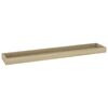 vidaXL Loggia-vegghyller 2 stk eik 80x15x4 cm MDF