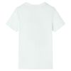T-skjorte for barn med korte ermer ecru 116
