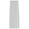 vidaXL Voile Gardin med gardiner 2 pcs Lysegr&aring; 245 x 140 cm Polyester