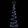 vidaXL LED Juletre med Baubles 120 LEDs Varm Hvit 180 cm