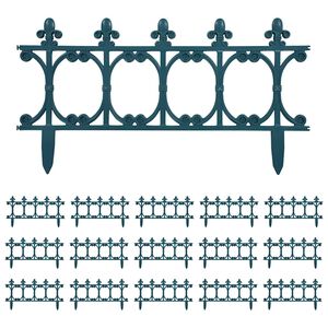 vidaXL Plenkanter 16 stk gr&oslash;nn 10 m PP