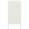 vidaXL Skjenk hvit 68x39x79 cm stål