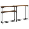vidaXL Konsollbord Gamle tre 145 x 22,5 x 75 cm Konstruert tre