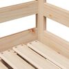vidaXL Dagseng med skuffer 90x200 cm heltre furu