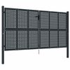 vidaXL Hageport antrasitt 300x150 cm st&aring;l