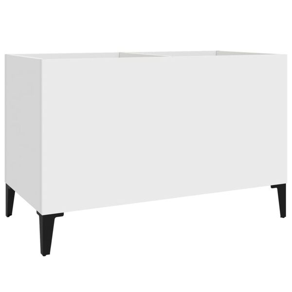 vidaXL Hifi-benk hvit 74,5x38x48 cm konstruert tre