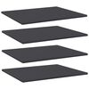 vidaXL Hylleplater 4 stk gr&aring; 60x50x1,5 cm sponplate