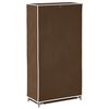 Stoff Skoskap 58 x 28 x 106 cm Brun
