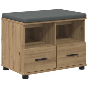 vidaXL Gangbenk Artisan Eik 60 x 38 x 46 cm
