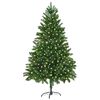 vidaXL Juletre med 300 LED med stativ gr&oslash;nn 180 cm PE