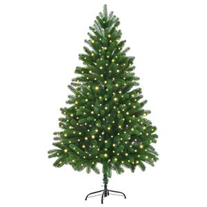 vidaXL Juletre med 300 LED med stativ gr&oslash;nn 180 cm PE