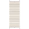 Plissegardiner 40x100cm Krem