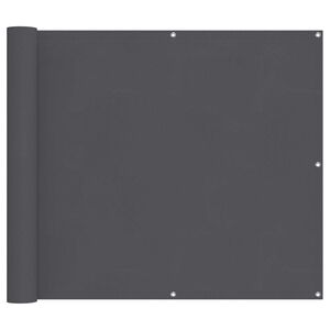 vidaXL Balkong Skjerm 90 x 200 cm PU-belagt oxford alu