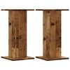 vidaXL H&oslash;yttalerstativ 2 stk gammelt tre 30x30x60 cm konstruert tre