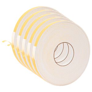 vidaXL Selvklebende skum tape 5 stk. Hvit 15mm x 10m CR skum